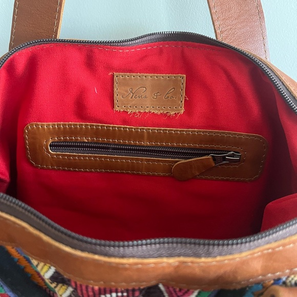 Colorful Geometric Pattern Tote Bag - Picture 2 of 4